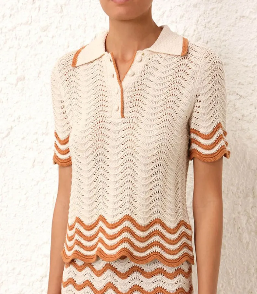 Polo Junie Textured Knit