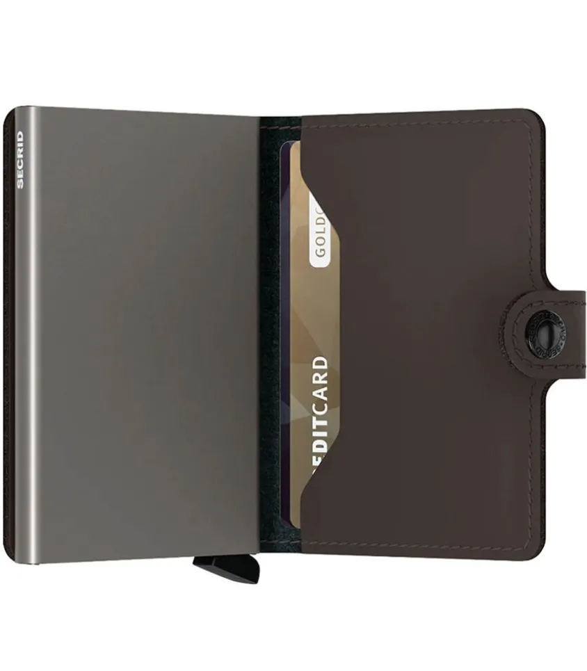 Porte-Carte Miniwallet Matte Truffle