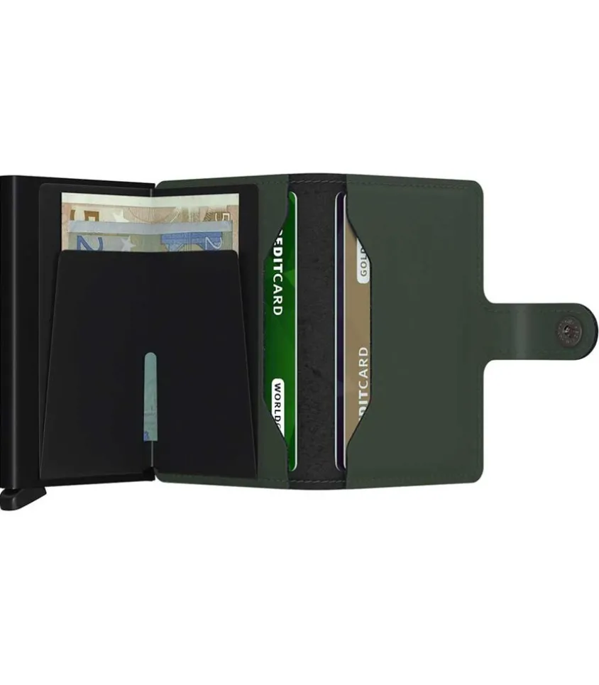 Porte-Carte Miniwallet Matte Green Black