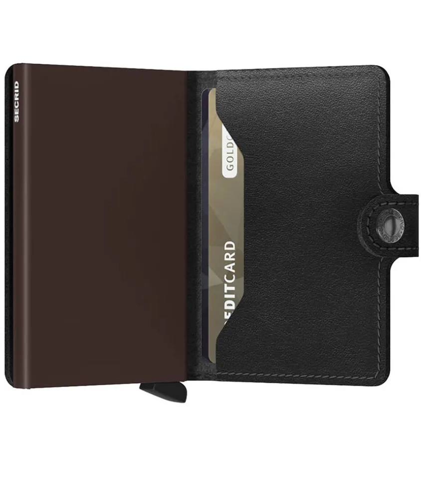 Porte-Carte Miniwallet Original Black Brown