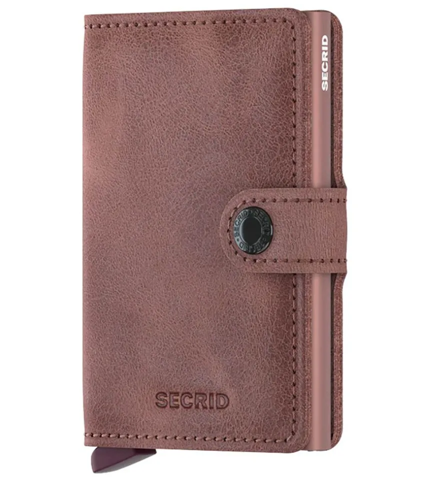 Porte-Carte Miniwallet Vintage Mauve