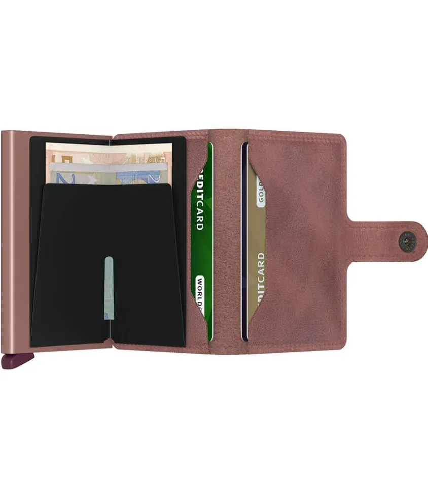 Porte-Carte Miniwallet Vintage Mauve