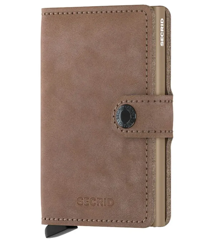 Porte-Carte Miniwallet Vintage Taupe