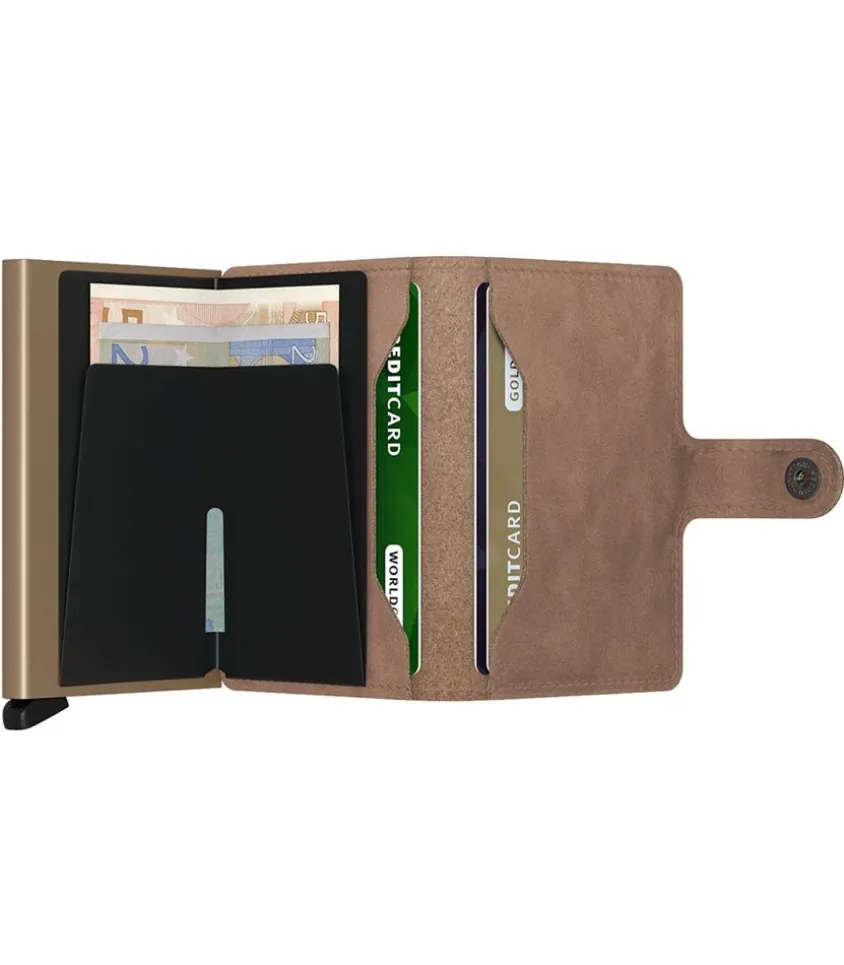 Porte-Carte Miniwallet Vintage Taupe