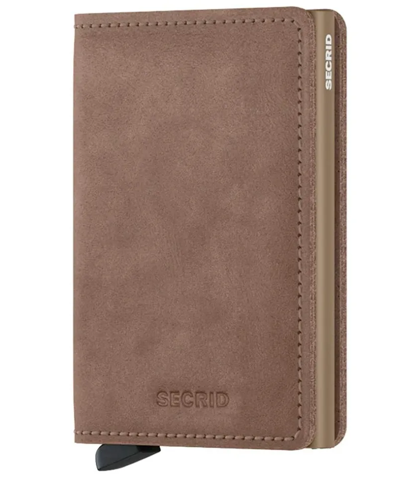 Porte-Carte Slimwallet Vintage Taupe