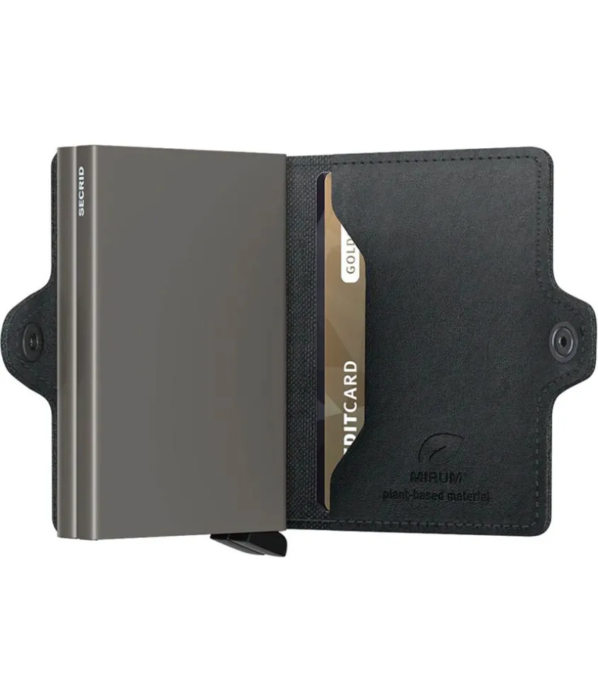 Porte-Carte Twinwallet Mirum Plant-Based Black