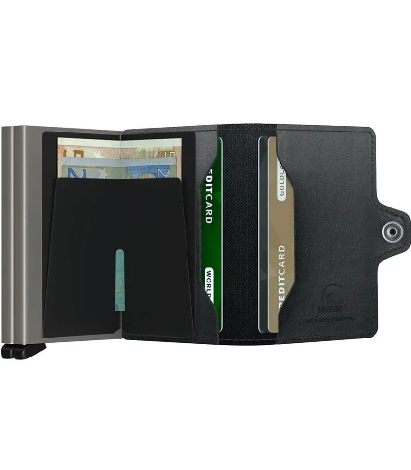 Porte-Carte Twinwallet Mirum Plant-Based Black