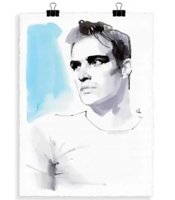 Portrait B6 Marlon Brando 56 X 76 Cm
