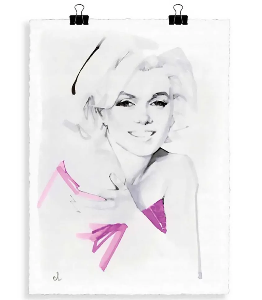 Portrait M3 Marilyn Monroe 56 X 76 Cm