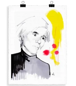 Portrait W1 Andy Warhol 56 X 76 Cm