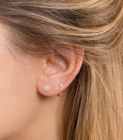 Puce Disque Diamants Solo