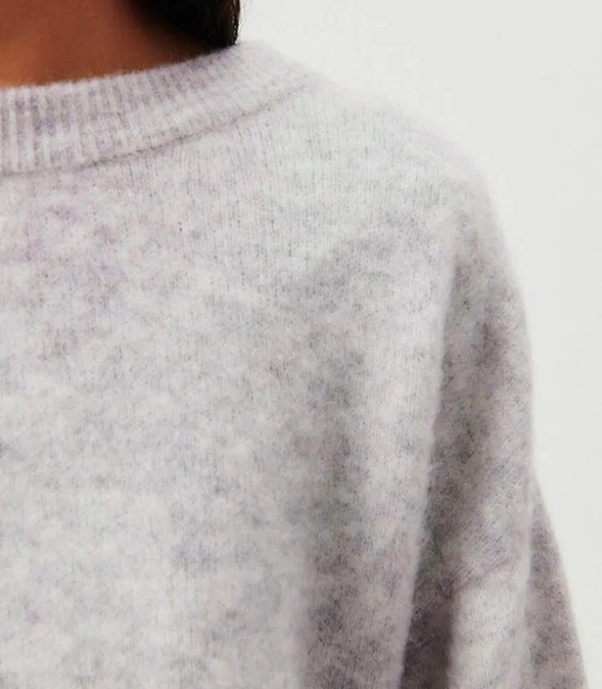 Pull Col Bateau Vitow Gris Clair Chine