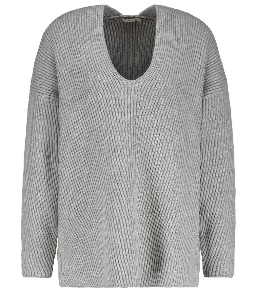 Pull Col V Manches Longues Maille