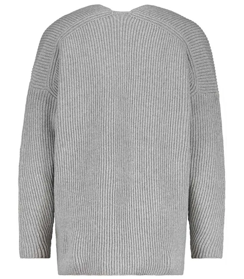 Pull Col V Manches Longues Maille