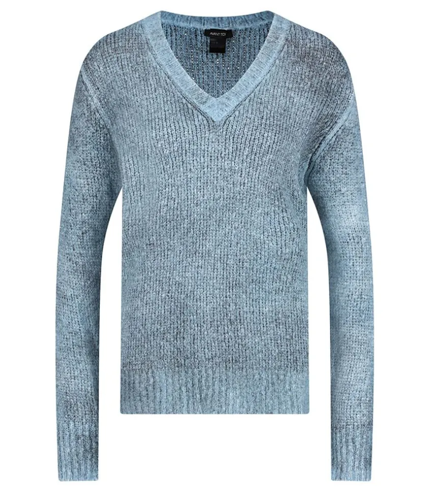 Pull En Maille Col V Water