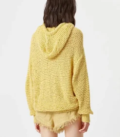 Pull Idony A Capuche Yellow