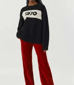 Pull Oversized 1970 Merinos Noir