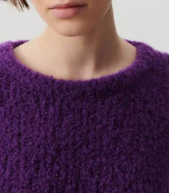 Pull Zolly Aubergine Chine