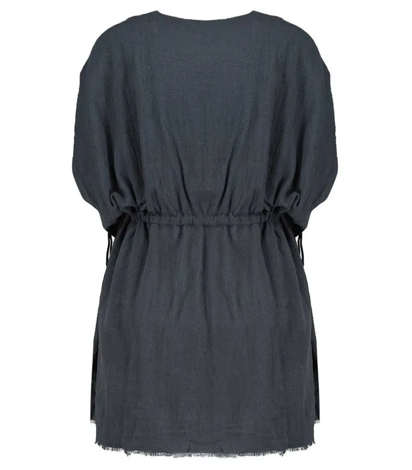Robe Courte Alexandrie Bleu Nuit