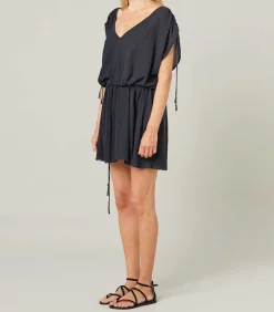 Robe Courte Alexandrie Bleu Nuit