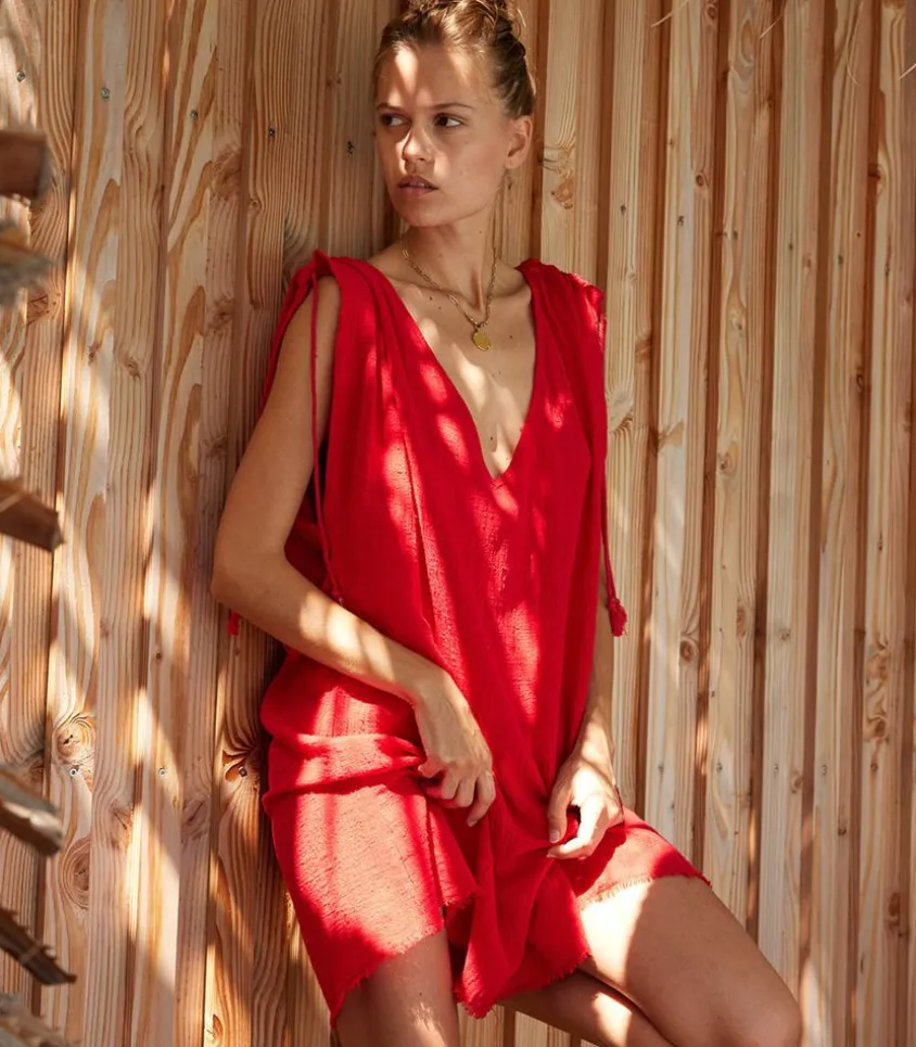 Robe Courte Alexandrie Fire X Jane De Boy