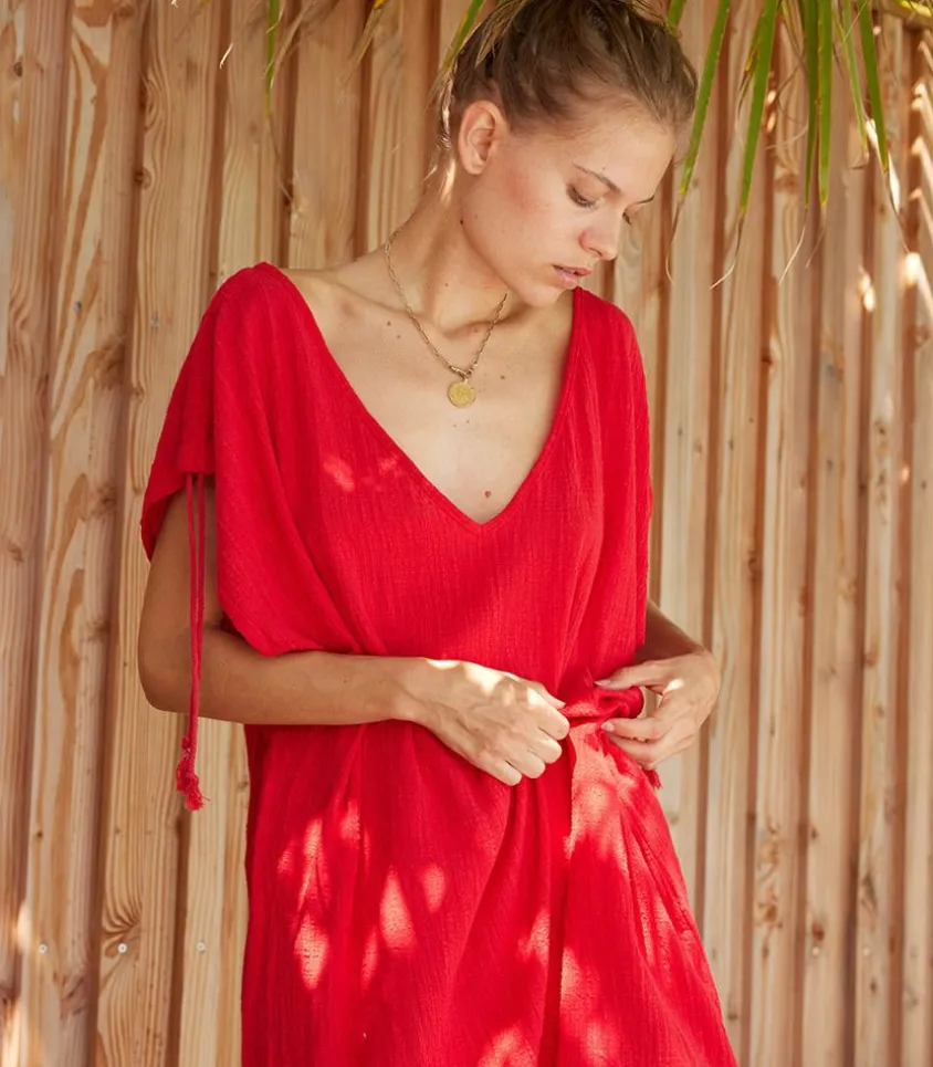 Robe Courte Alexandrie Fire X Jane De Boy