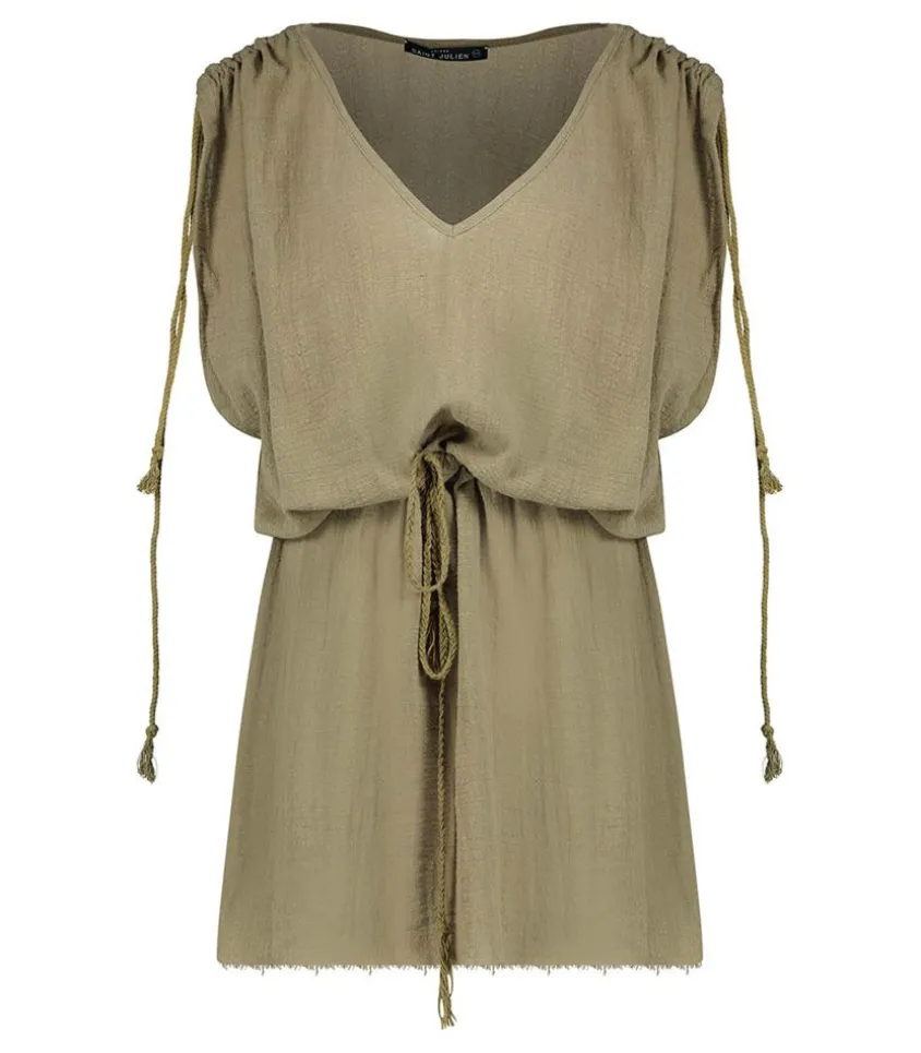 Robe Courte Alexandrie Khaki