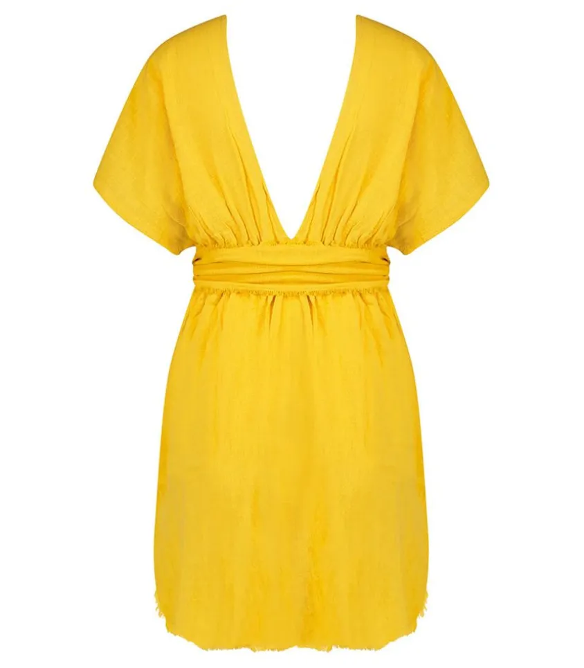 Robe Courte Empire Gold