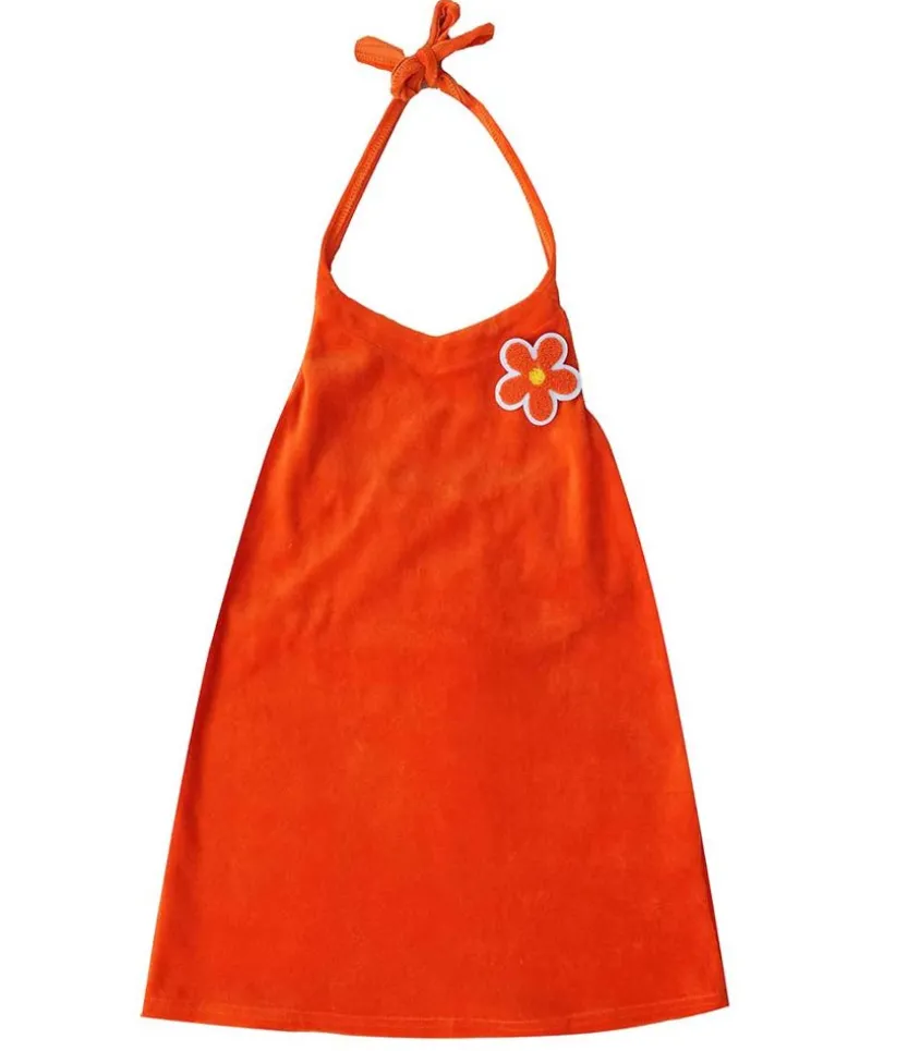 Robe Enfant Patti Tangerine & Fleur
