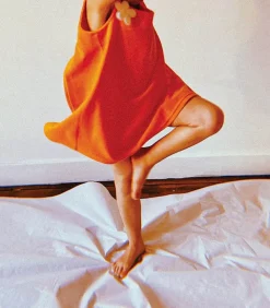 Robe Enfant Patti Tangerine & Fleur