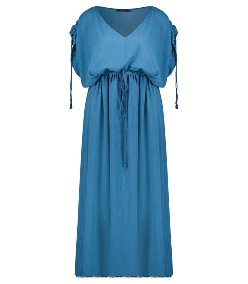 Robe Longue Alexandrie Petrole