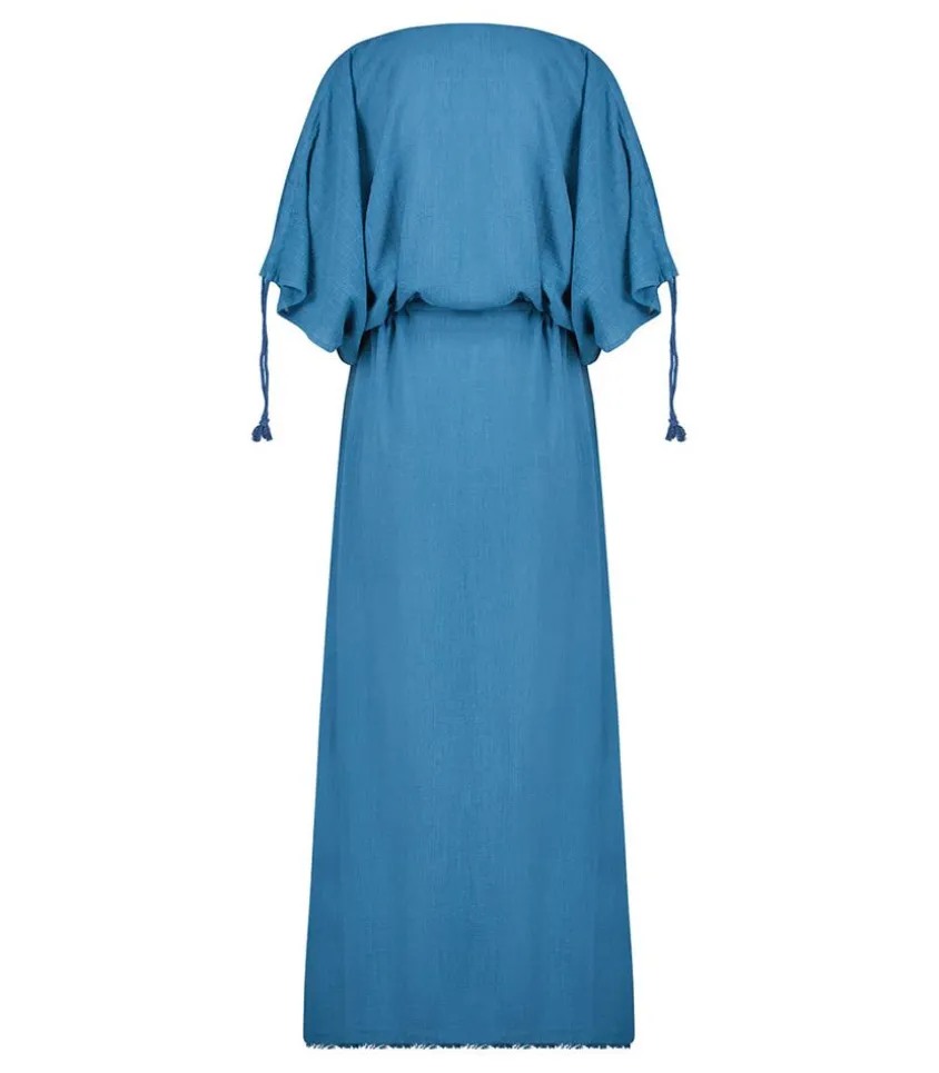 Robe Longue Alexandrie Petrole