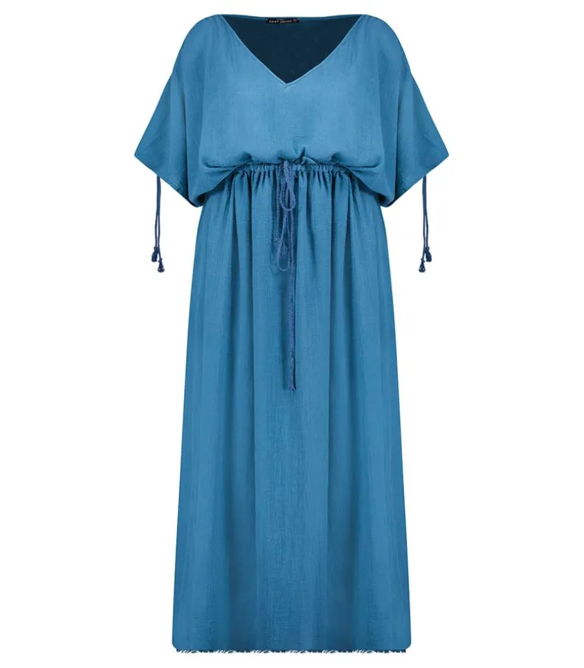 Robe Longue Alexandrie Petrole