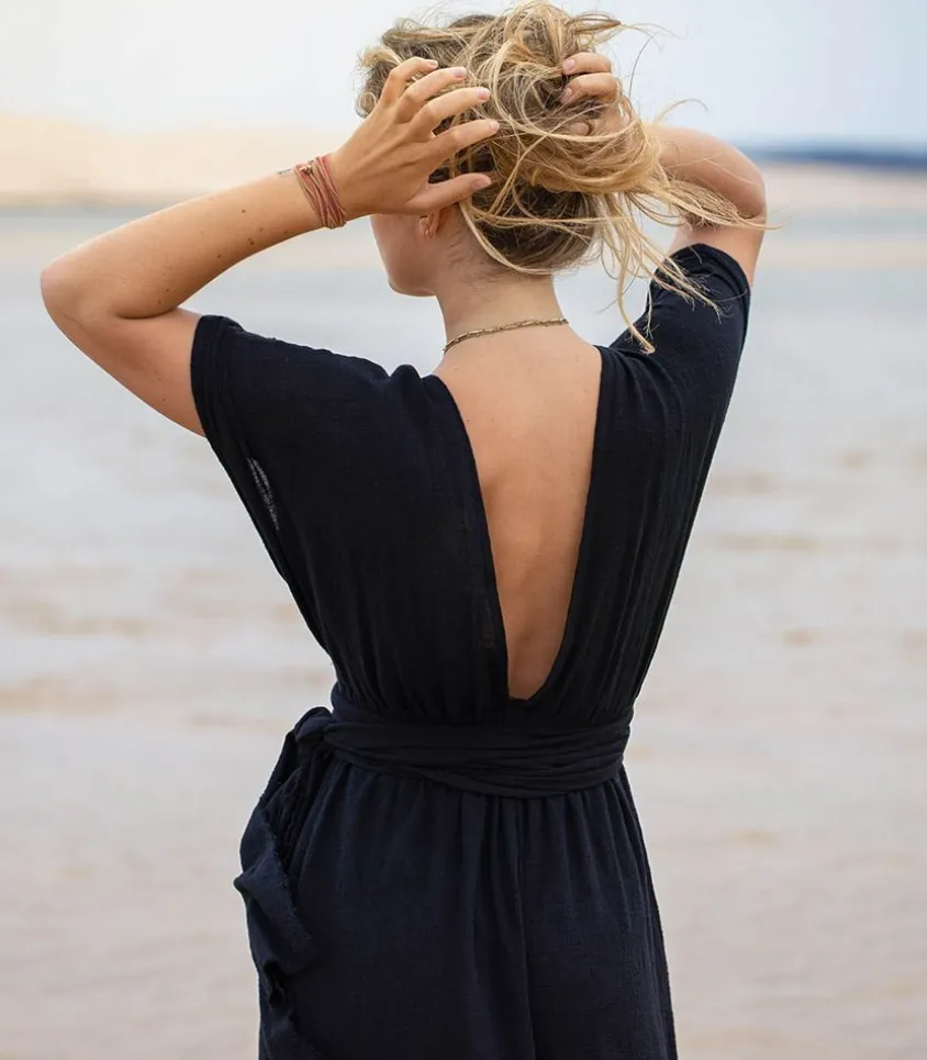 Robe Longue Empire Black