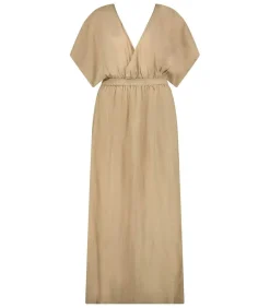 Robe Longue Empire Cafe Latte