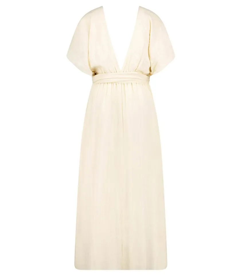Robe Longue Empire Cream