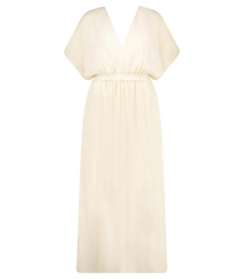 Robe Longue Empire Cream