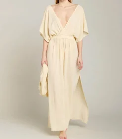 Robe Longue Empire Cream