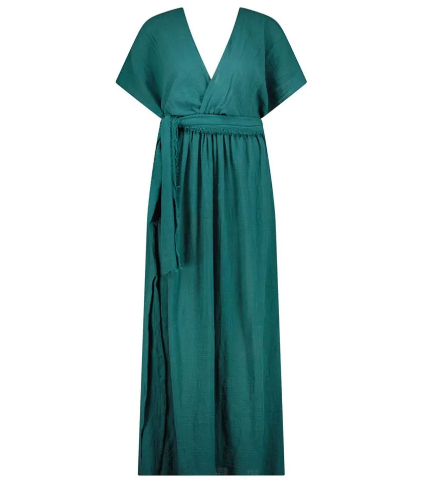 Robe Longue Empire Emeraude