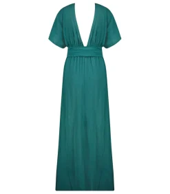 Robe Longue Empire Emeraude