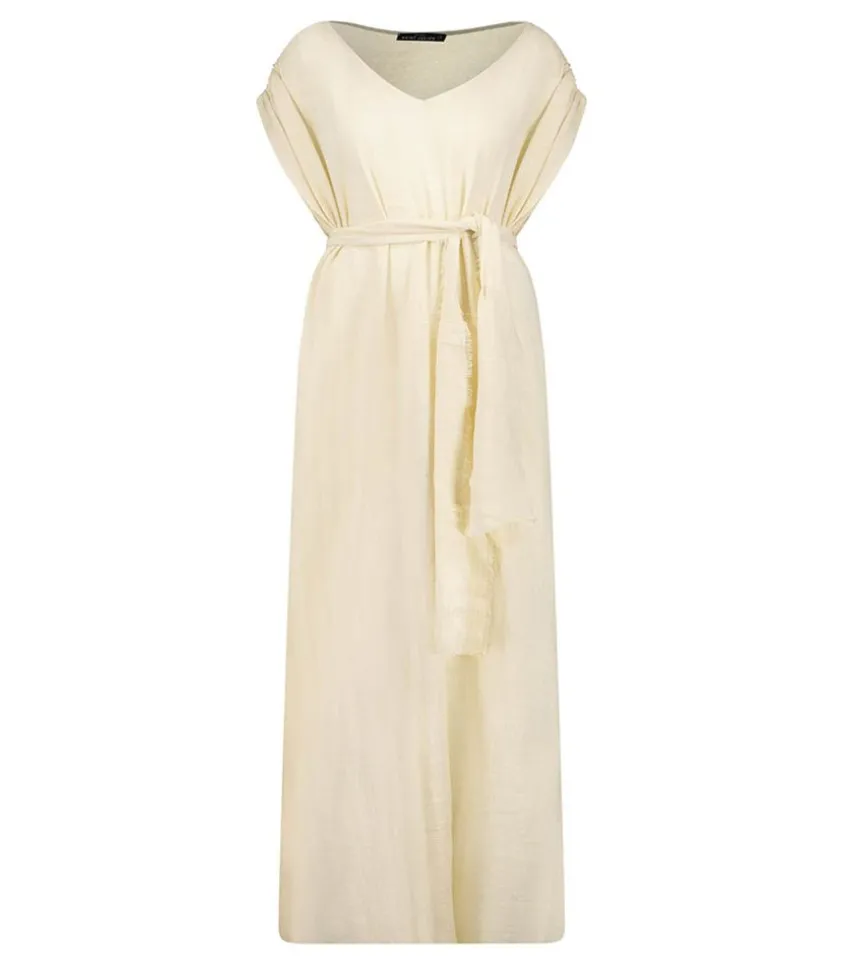 Robe Longue Kaftan Cream