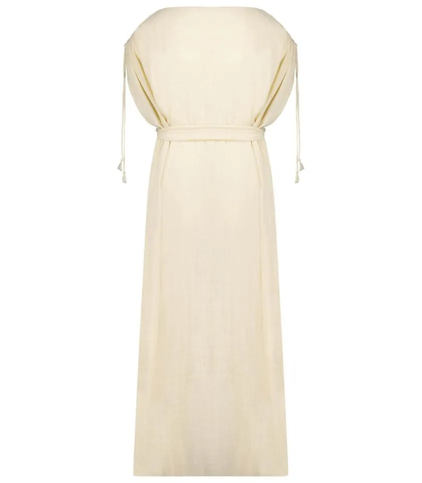 Robe Longue Kaftan Cream