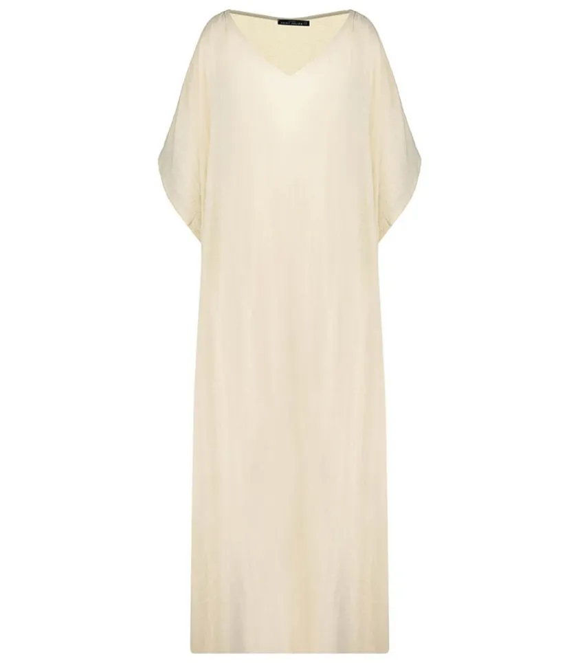 Robe Longue Kaftan Cream