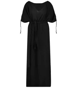 Robe Longue Kaftan Noir