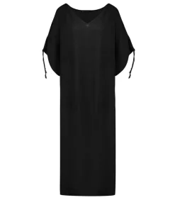 Robe Longue Kaftan Noir