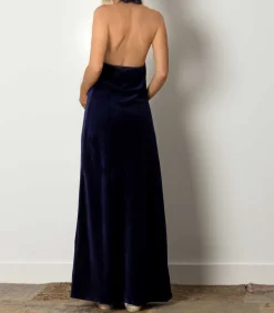 Robe Mireille Bleu Mediterranee