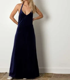 Robe Mireille Bleu Mediterranee