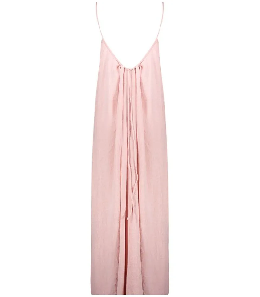 Robe Plissee Palm Beach Powder Pink