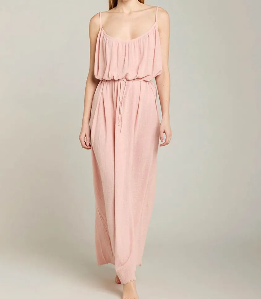 Robe Plissee Palm Beach Powder Pink