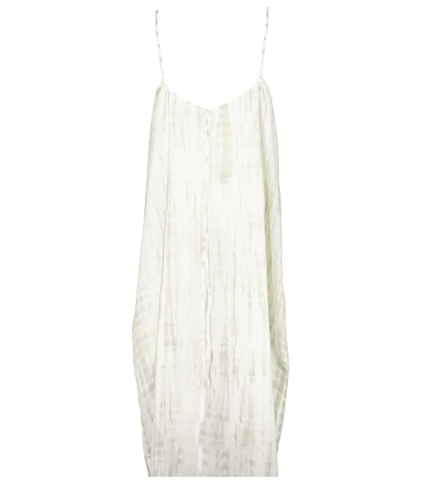 Robe Plissee Palm Beach Tie & Dye Water Green